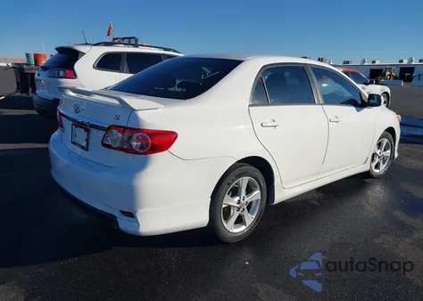 2013 Toyota Corolla S from USA, damaged, VIN 5YFBU4EE9DP192393